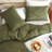 Nayoroom Washed Cotton Plain Breathable Simple and stylish Duvet Cover Set-1151383267-1204385371