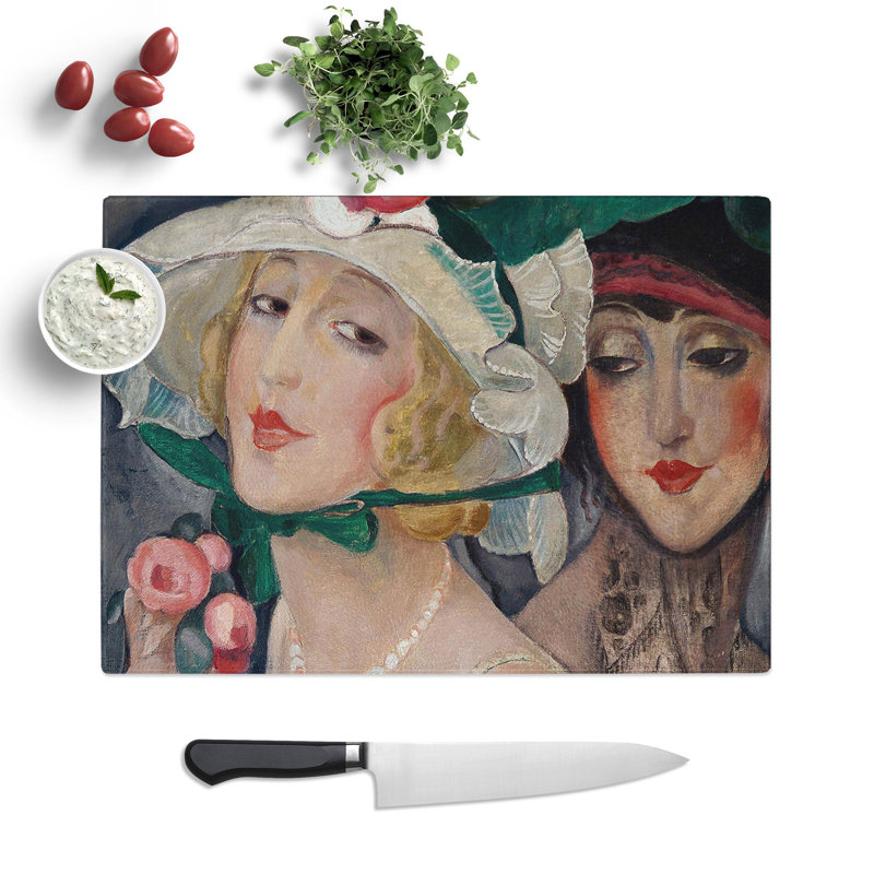 Dress Down Friday by Gerda Wegener Chopping Board, 28.5cm W x 39cm L