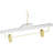 Griffy Acrylic Non-Slip Hangers with Clips for Dress/Shirt/Sweater