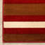 Tapis rouge moderne à motif d'arcs et de formes Carlei-21350997