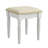 Transitional Style 1Pc Vanity W/ Stool Set Knob Handles Storage Drawers 3-Sidded Mirror White Finish Bedroom Furniture-33179451