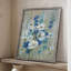 «Blue Garden I», reproduction encadrée - bois massif 47049-580388368