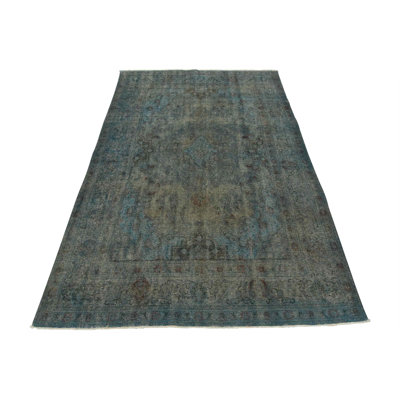 Fahd One-of-a-Kind 7'1'' X 10'1'' 1970s Wool Area Rug Blue