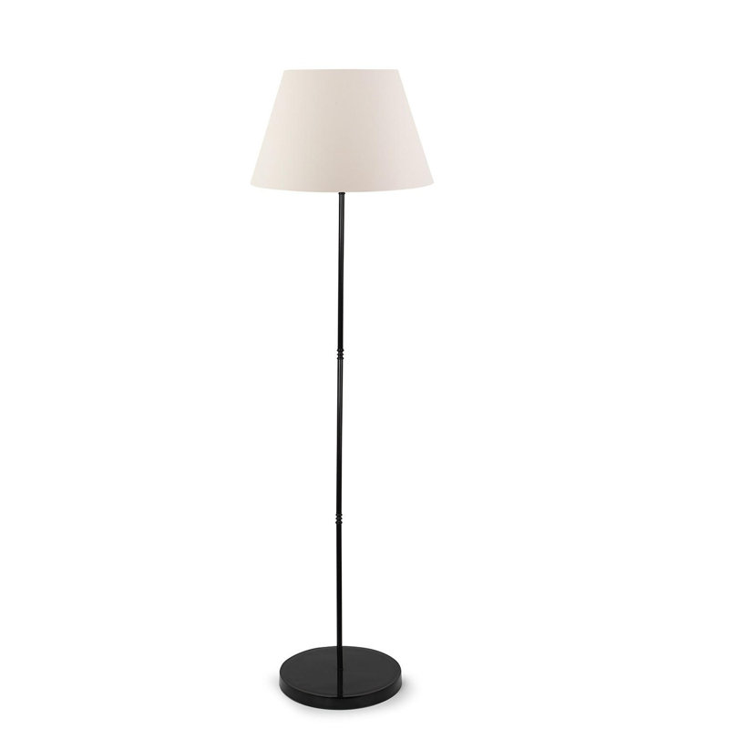 Lampe sur pied 55 po Christiana, Blanc, Noir