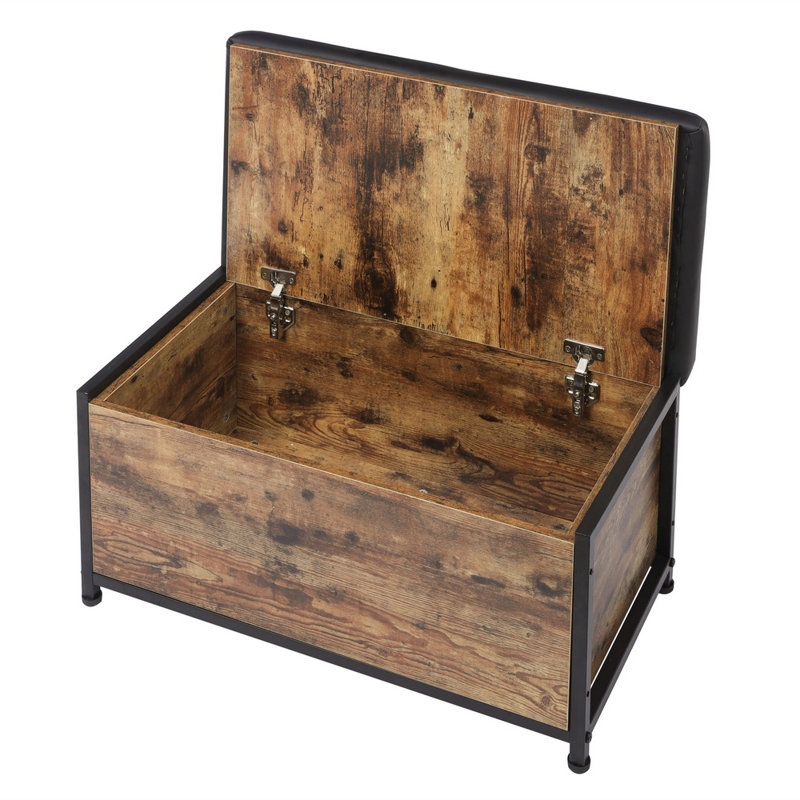 Radele Upholstered Storage Bench, 15.75" H x 29.92" W x 15.75" D