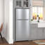 28 po 14 cu. Pi. Réfrigérateur résidentiel à congélateur supérieur en acier inoxydable, certifié Energy Star-126273907