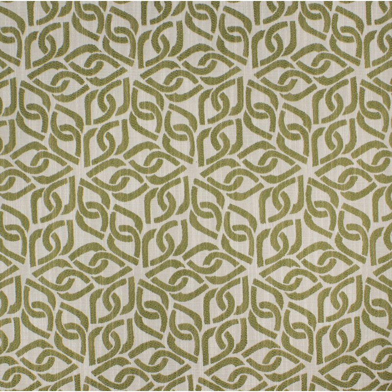 Cushing Quatrefoil Fabric, Cushing Absinthe