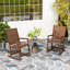 Alrita Solid Wood Rocking Chair