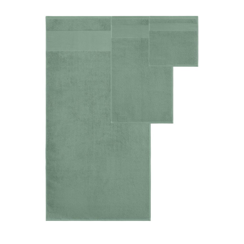 Modern Threads - Air Cloud 18-Piece 100% Zero-Twist Cotton Towel Set - Bath Towels, Hand Towels, & Washcloths - Super Absorbent & Quick Dry - 500 GSM - Soft & Plush