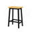 Solid Wood Bar Stools (Not Cheap Iron), 25.6" Tall Set Of 2 Bar Chairs, Kitchen Counter Stools With Footrests, Farmhouse Stools For Dining Room, Kitchen, Counter, Black-624555341
