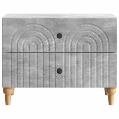 62cm W Manufactured Wood Bedside Table