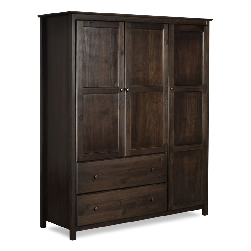 Armoire garde-robe Shaker, Espresso