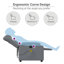 Fauteuil de massage inclinable, réglable, en cuir-269357613