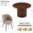 Round Table With Set Of Four Barrel Chairs-108053104-108053109-108053105