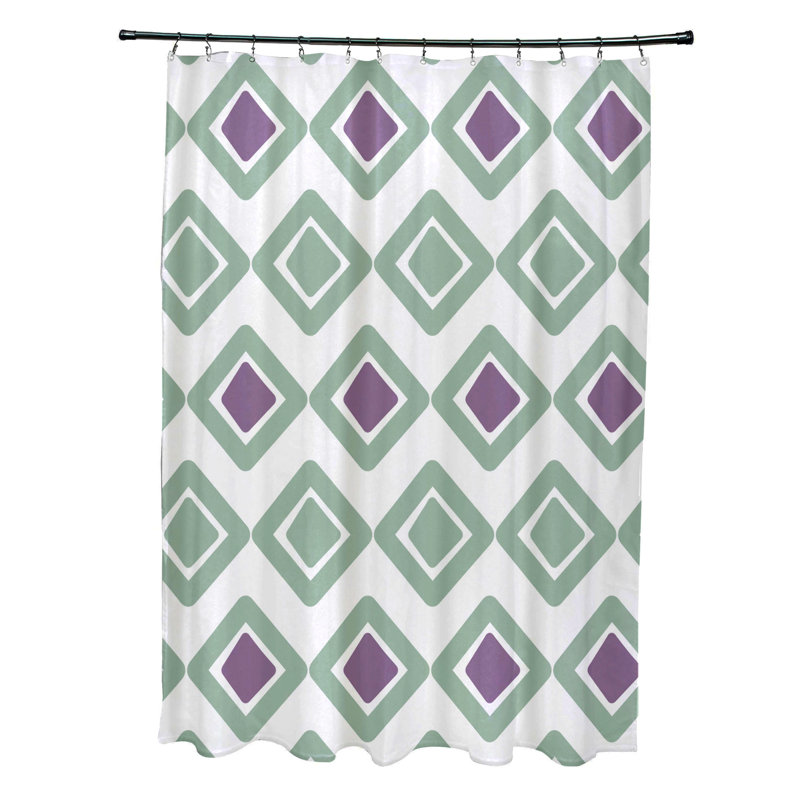 Ferrier Floral Shower Curtain, Green