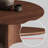 Ancient style solid wood round dining table-1958793422