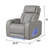 Fortuner Modern Style Upholstery Recliner Made With Wood & Massage Function Included-Gray