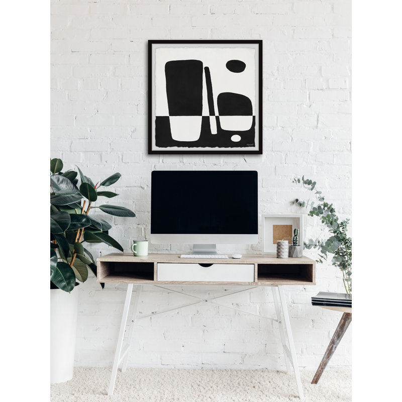Opposites - Single Picture Frame Painting, 41cm H x 41cm W x 3.81cm D