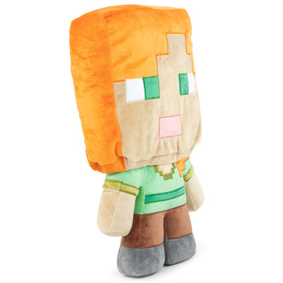 Minecraft Alex Shaped Decorative Pillow Approx. Kids Plush Bed Cushion