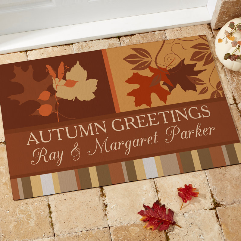 Paillasson Happy Autumn, L 20 po x l 35 po, Oui