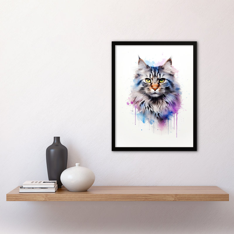 Siberian Cat - Single Picture Frame Print