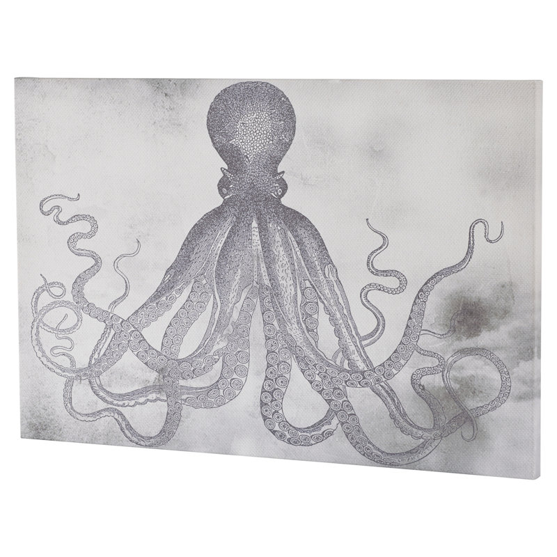 «Tangle Nautical and Coastal», impression sur toile tendue, H 15 po x l 10 po, Toile tendue