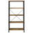 Antique Nutmeg 4-shelf Bookcase