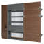 Lit escamotable mural simple Alpine avec armoire de rangement intégrée et façade de canapé-134567279
