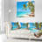 Tropical Beach - Landscape Printed Throw Pillow