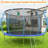 Babevy Round Backyard Trampoline with Safety Enclosure