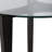 Almeida Round End Table w/ Glass Top