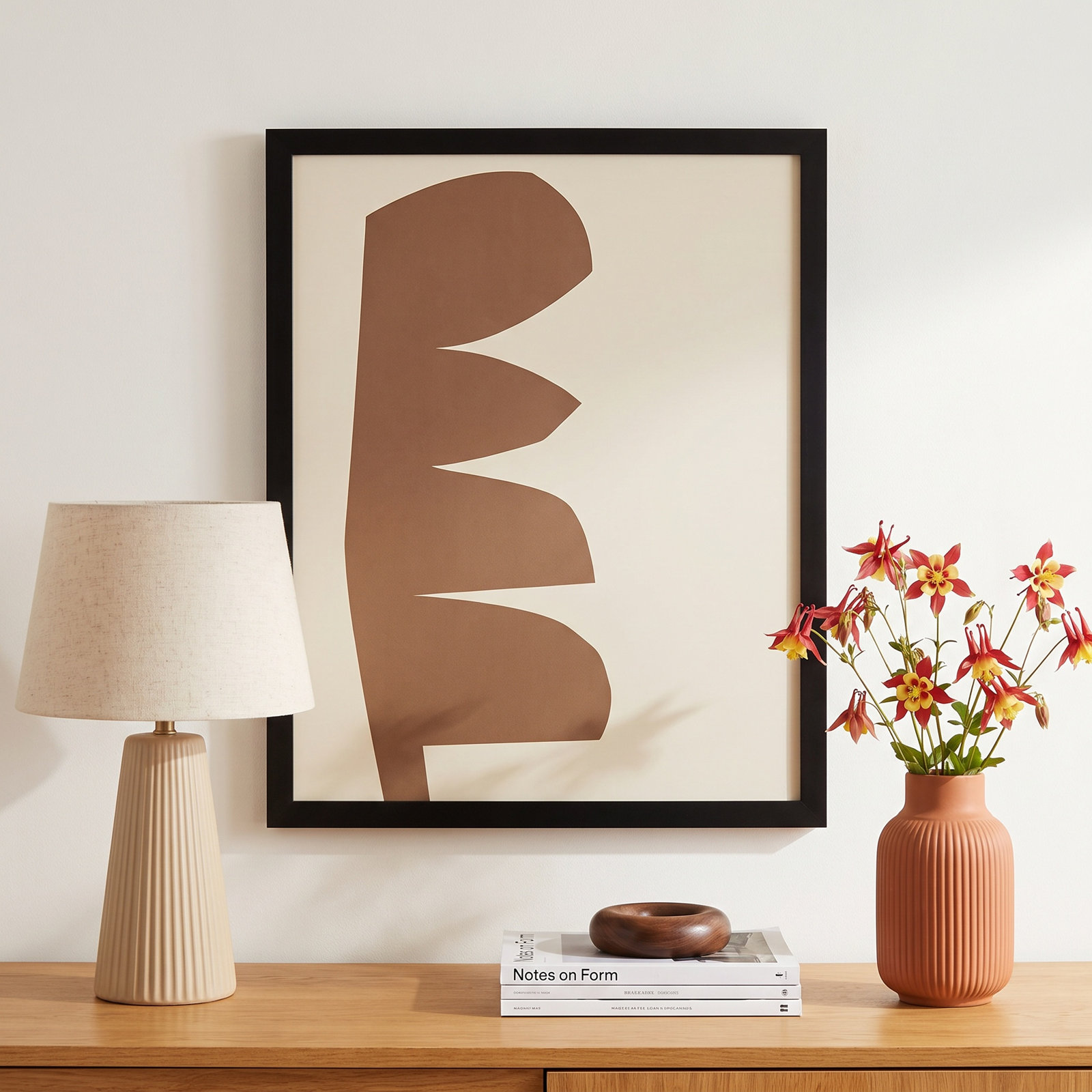 Component 2 by Michael Kempen, 20"H x 16"W x 1.25"D, Black Framed