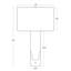 Lampe de table Sacha Alabaster