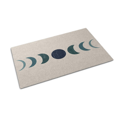 Non-Slip Geometric Outdoor Doormat