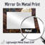 «Soft Neutral Earth Color Marble Balance II», miroir mural abstrait, imprimé sur métal-154616919