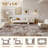 Modern Area Rug Abstract Washable Rugs with Non-Slip Backing for Living Room Bedroom-Dark Brown-887214758