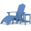Lisbon Outdoor Adirondack Chair With Table-382505747