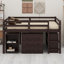 Lit mezzanine double bas avec cabinet-2130900260