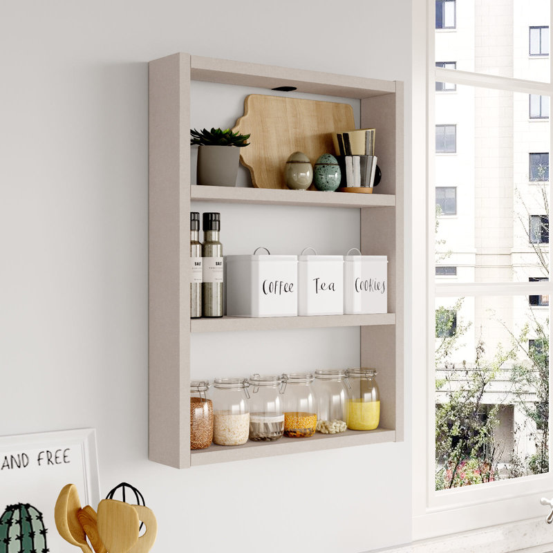 Locelso Floating Shelf, Mink