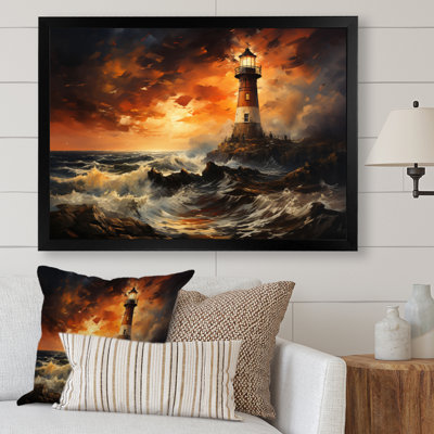 Denmark Lighthouse Glow - Denmark Wall Art
