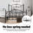 Braidyn Metal Bed Frame with Headboard & Slats, No Mattress, Easy Assembly-476755510-476755504