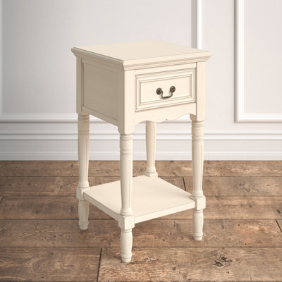 Liscomb 1 - Drawer Solid Wood Nightstand by Ophelia & Co.