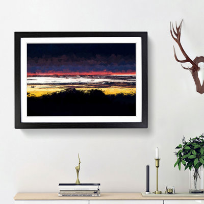 Monte Due Mani Mountain in Italy - Picture Frame Graphic Art Print