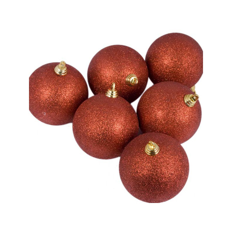 8cm Bauble, Red