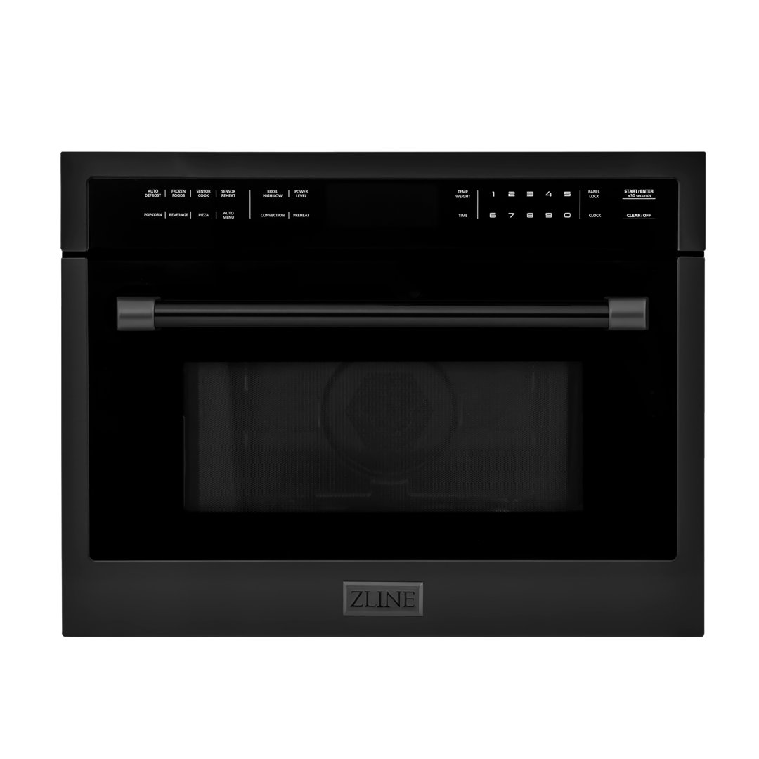 ZLINE 24 in. 1.6 cu ft. Built-in Convection Microwave Oven with Speed and Sensor Cooking ZLINE Appliance