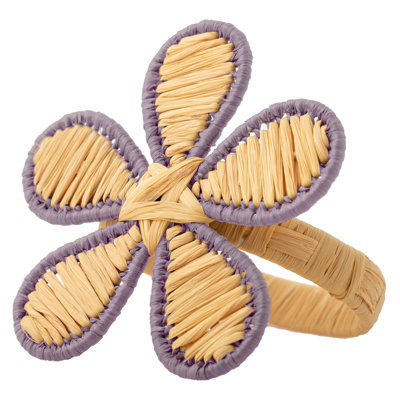 Rond de serviette en raphia