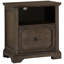 Finition chêne foncé, bureau, classeur, tiroir, rangement, bureau coulissant, glissières lisses, tablette, mouvement facile