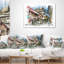 Coussin lombaire "cityscape street city street"