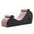 Rose / microvelours gris