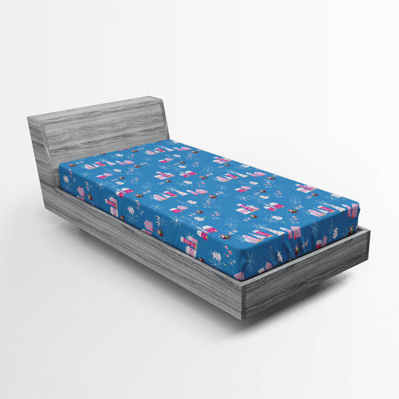 Microfiber Fitted Sheet, Twin XL Fitted Sheet, Navy